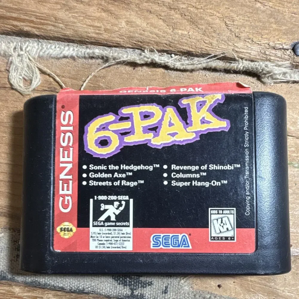 SEGA Genesis 6-Pak Compilation (Sega Genesis) KA NTSC-U/C